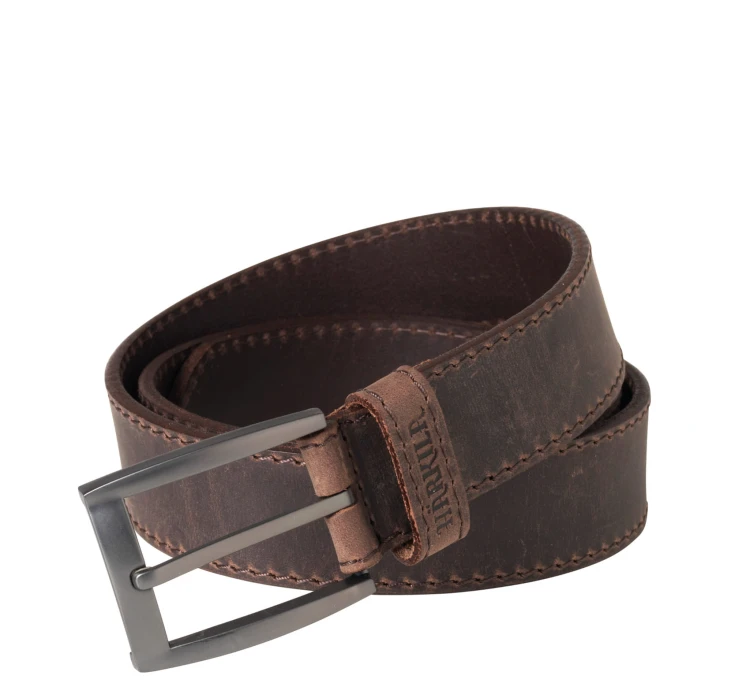 Pasek do spodni Härkila Arvak skórzany - Deep Brown