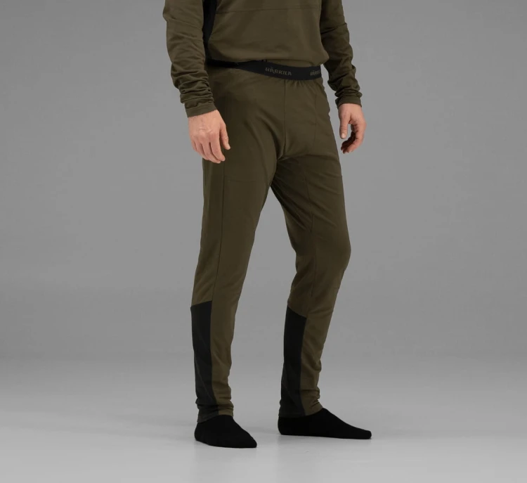 Kalesony podgrzewane Härkila Heat - Willow Green/Black
