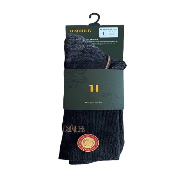 Skarpety Härkila ALL SEASON WOOL II - Black