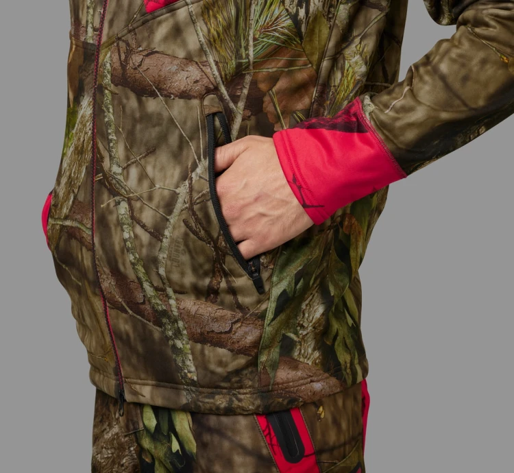Bluza Härkila Moose Hunter 2.0 - MossyOak® Break-Up Country®/Red