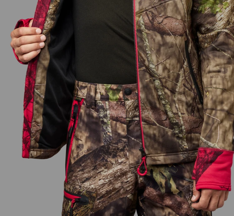 Bluza Härkila Moose Hunter 2.0 - MossyOak® Break-Up Country®/Red