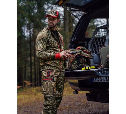 Bluza Härkila Moose Hunter 2.0 - MossyOak® Break-Up Country®/Red