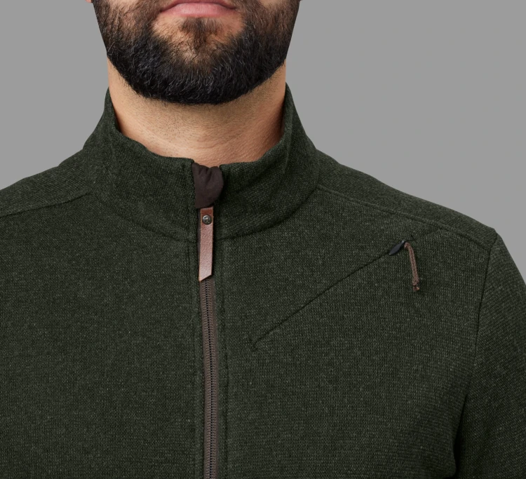 Sweter Härkila Metso Full Zip - Willow Green