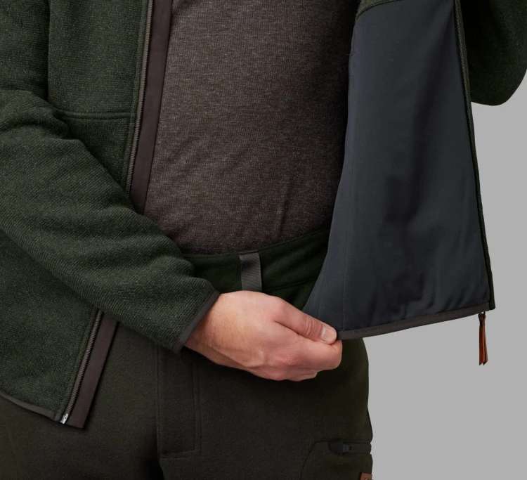 Sweter Härkila Metso Full Zip - Willow Green