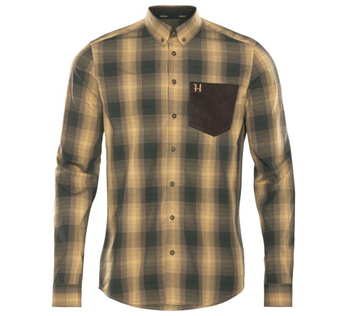 Koszula Härkila Akkan L/S - Yellow/Black