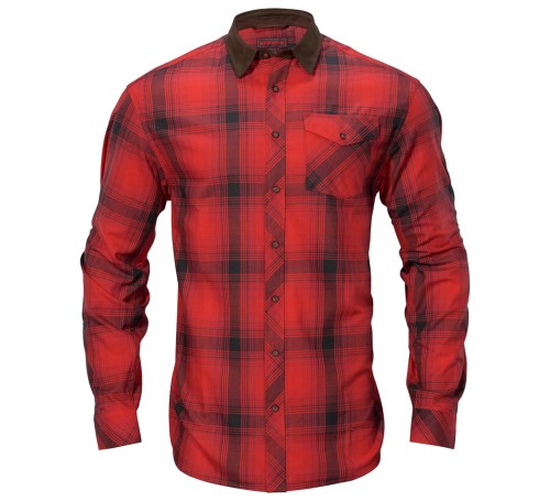 Koszula Härkila Driven Hunt L/S - Red/Black Check