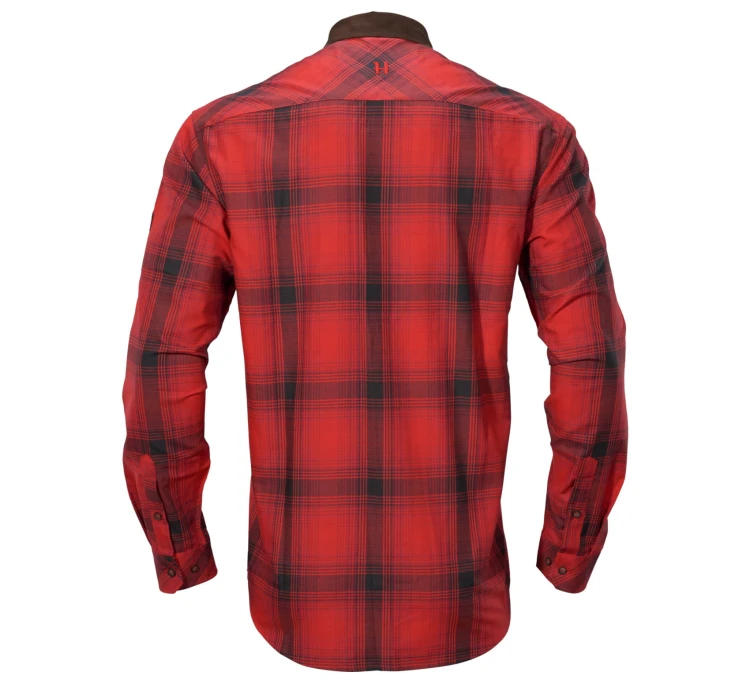 Koszula Härkila Driven Hunt L/S - Red/Black Check