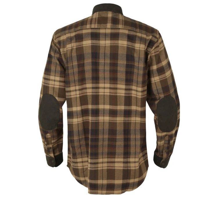 Koszula Härkila Pajala L/S - Beige/Brown