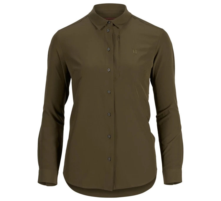 Koszula damska Härkila Trail L/S Women - Willow green