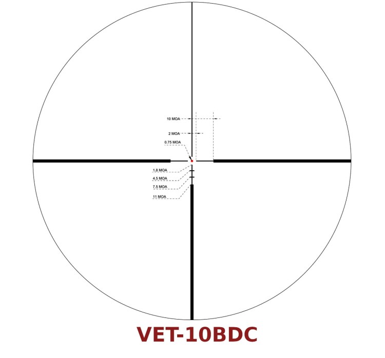 Luneta Vector Optics Continental x6 2-12x50 - SFP - VET-10 BDC - SCOM-15
