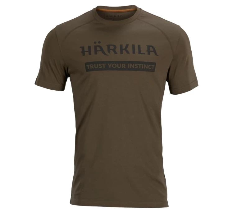 Koszulka Härkila Logo (2-pack) - Willow green/Black