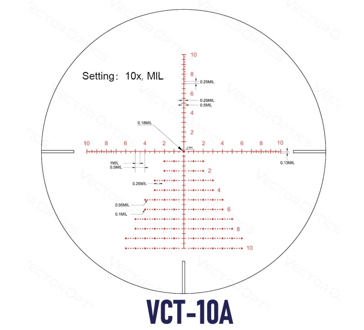 Luneta Vector Optics Continental x6 3-18x50 ARI - SFP - VCT-10A - SCOL-53