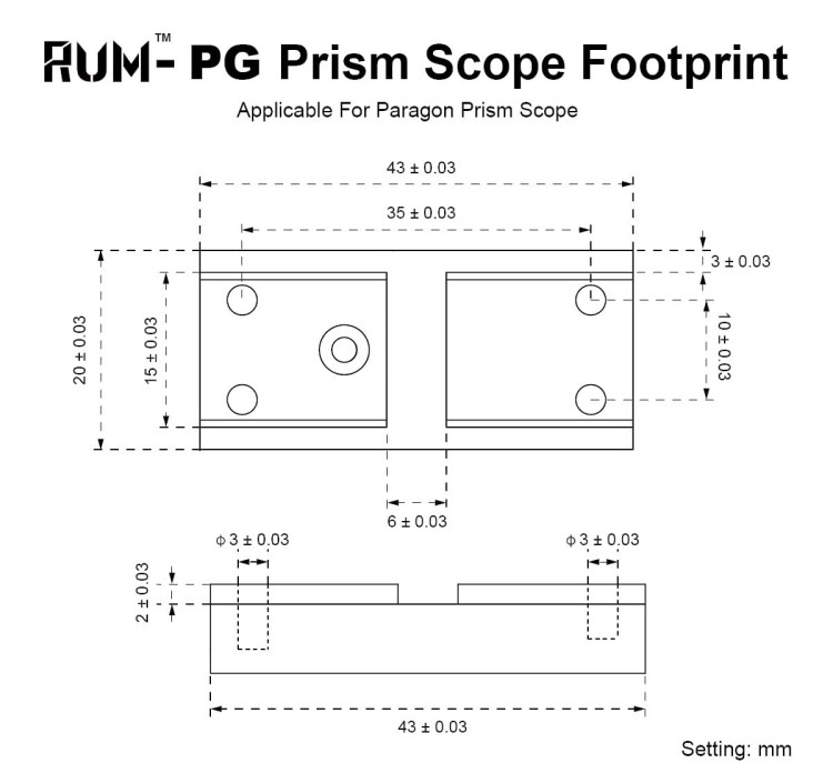 Celownik pryzmatyczny Vector Optics Paragon 3x18 Micro - SCPS-M03