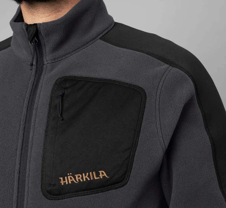Bluza Härkila Venjan - Black/Grey