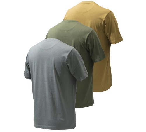 Koszulka Beretta Corporate (3-pack) TS841 - Coyote/Smoked Pearl/Green