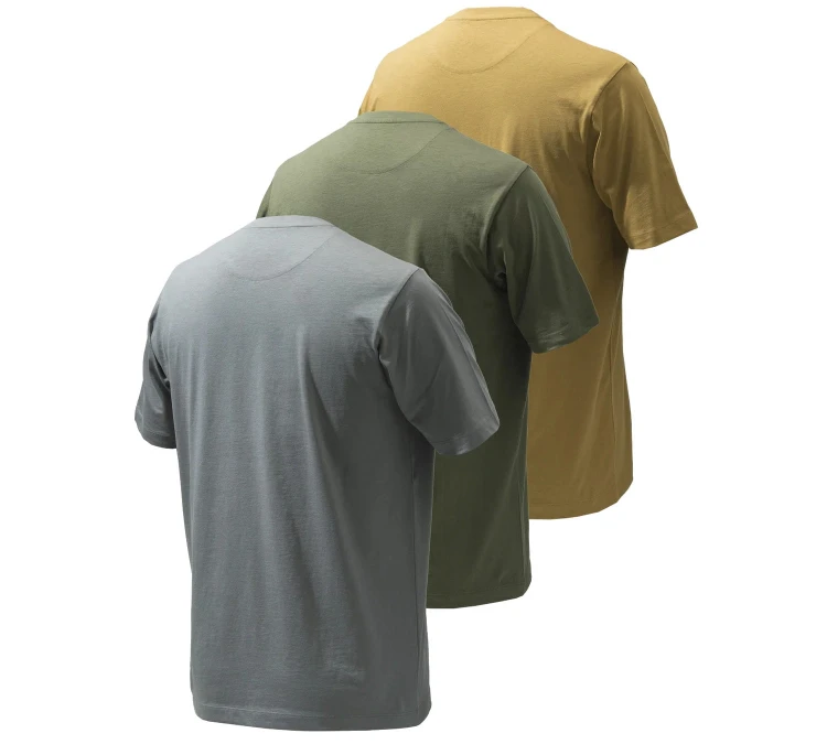 Koszulka Beretta Corporate (3-pack) TS841 - Coyote/Smoked Pearl/Green