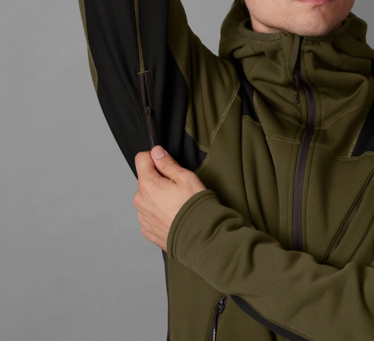 Bluza Härkila Deer Stalker - Willow Green/Shadow Brown
