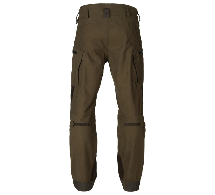 Spodnie Härkila Driven Hunt HWS Leather - Willow Green/Shadow Brown