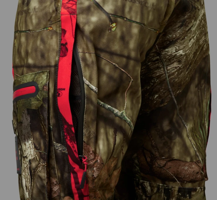 Spodnie Härkila Moose Hunter 2.0 GTX - MossyOak® Break-Up Country®/Red