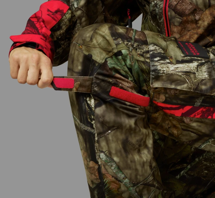Spodnie Härkila Moose Hunter 2.0 GTX - MossyOak® Break-Up Country®/Red