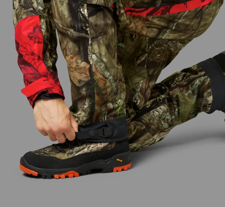 Spodnie Härkila Moose Hunter 2.0 GTX - MossyOak® Break-Up Country®/Red