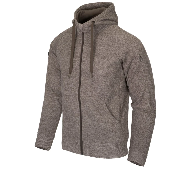 Bluza Helikon Covert Tactical Hoodie (FullZip) - Light Tan Melange (BL-CHF-SF-M6)