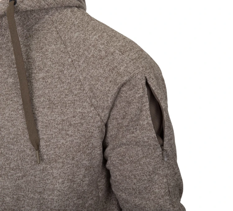 Bluza Helikon Covert Tactical Hoodie (FullZip) - Light Tan Melange (BL-CHF-SF-M6)