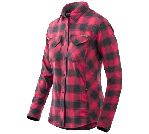 Koszula damska Helikon Marigold - Coral Crimson Check (KO-MWS-NS-PH)