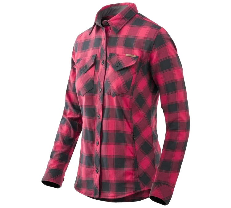 Koszula damska Helikon Marigold - Coral Crimson Check (KO-MWS-NS-PH)