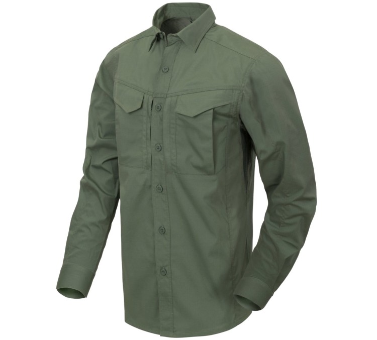 Helikon Defender LS PolyCotton RipStop - Olive Green (KO-DF2-PR-02) (1).jpg