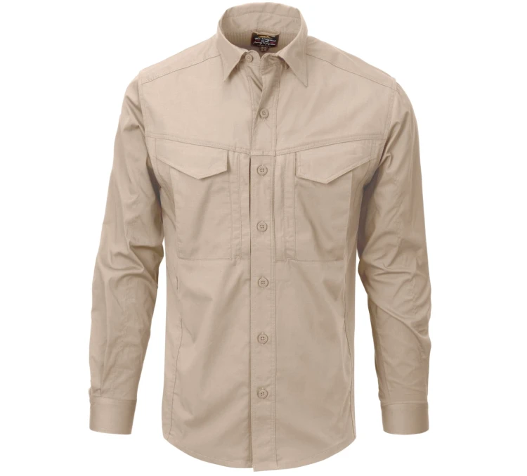 Koszula Helikon Defender L/S PolyCotton RipStop - Olive Green (KO-DF2-PR-02)