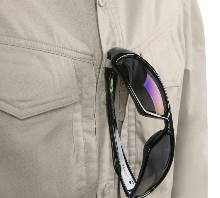Koszula Helikon Defender L/S PolyCotton RipStop - Olive Green (KO-DF2-PR-02)