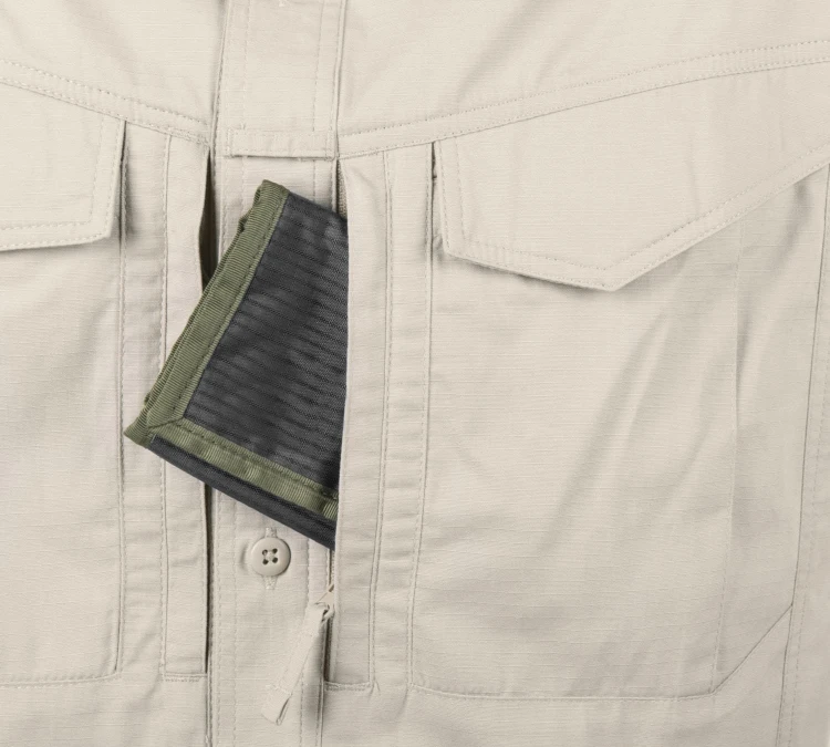 Koszula Helikon Defender L/S PolyCotton RipStop - Olive Green (KO-DF2-PR-02)