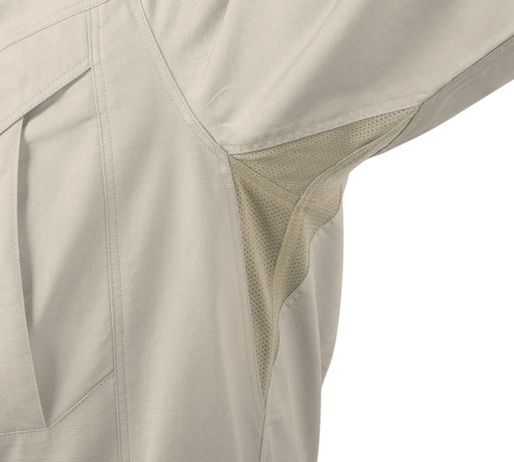 Koszula Helikon Defender L/S PolyCotton RipStop - Olive Green (KO-DF2-PR-02)