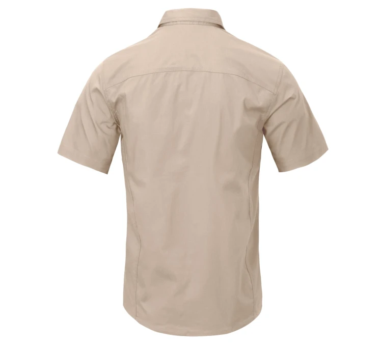 Koszula Helikon Defender S/S PolyCotton RipStop - Olive Green (KO-DS2-PR-02)
