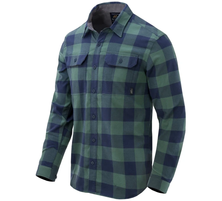 Koszula Helikon GreyMan - Moss Green Check (KO-GMN-NS-PG)
