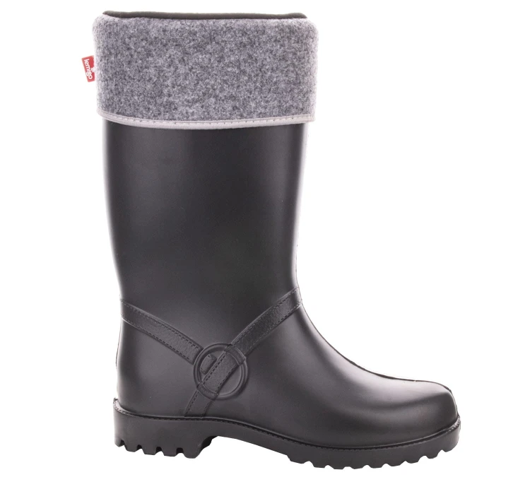 Kalosze damskie Lemigo Horse 896 - Czarny