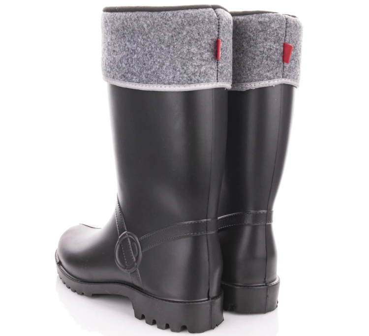 Kalosze damskie Lemigo Horse 896 - Czarny