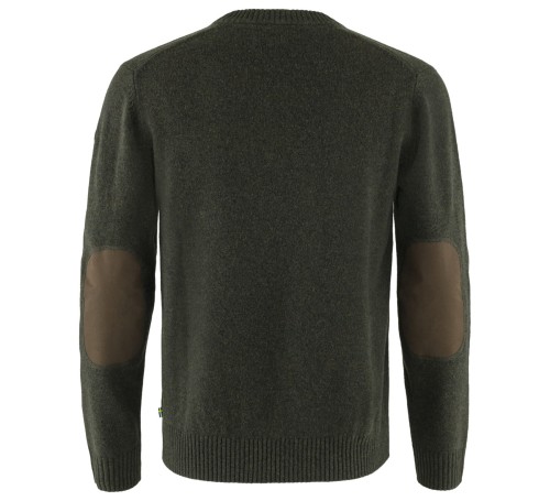 Sweter Fjällräven Övik Round-Neck 87323 - Dark Olive (633) (2).jpg