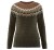 Sweter damski Fjällräven Övik Knit 89941 - Deep Forest (662)
