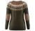 Sweter damski Fjällräven Övik Knit 89941 - Deep Forest (662)