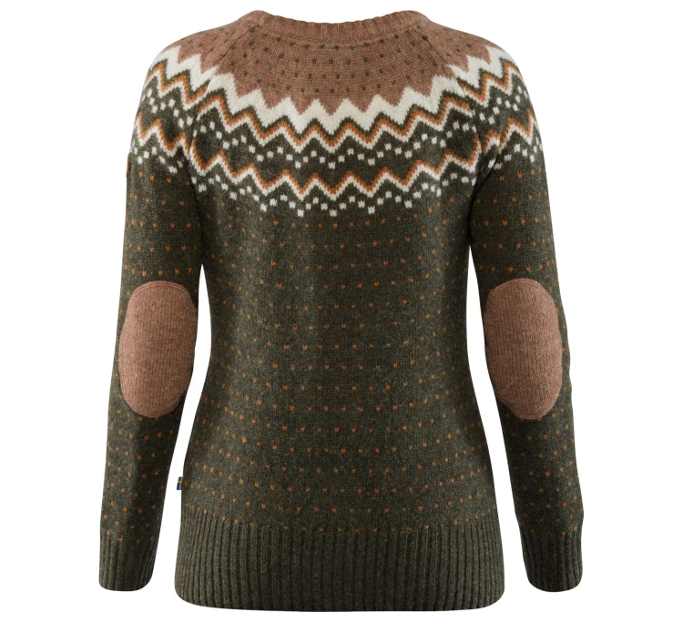 Sweter damski Fjällräven Övik Knit 89941 - Deep Forest (662)