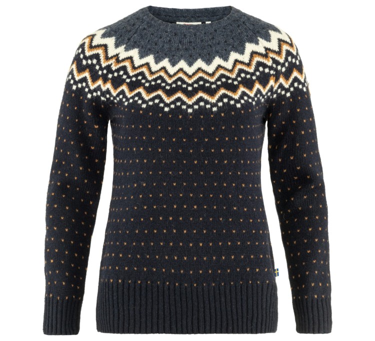 Sweter damski Fjällräven Övik Knit 89941 - Dark Navy (555) (1).jpg