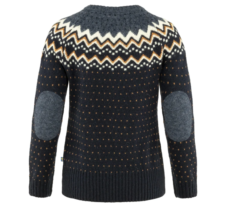 Sweter damski Fjällräven Övik Knit 89941 - Dark Navy (555)