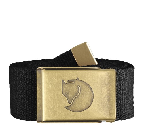 Pasek do spodni Fjällräven Canvas Brass 77297 - Black (550)