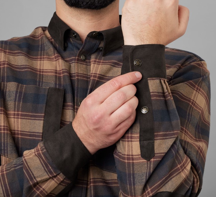 Koszula Härkila Aivak LS - Burgundy (7).jpg