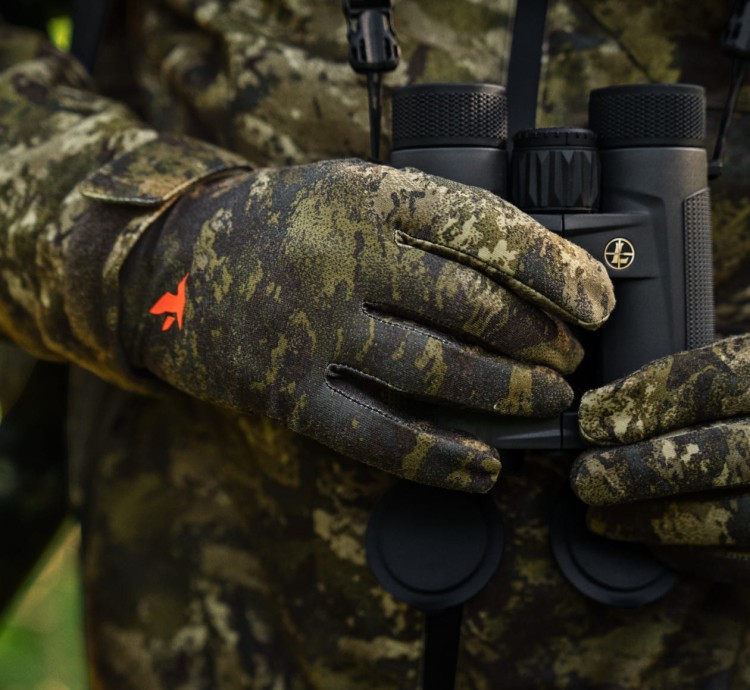 Rękawiczki Seeland Scent Control Camo - InVis Green (3).jpg