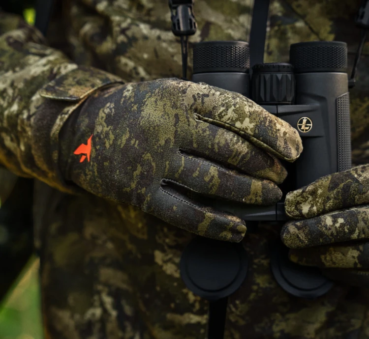 Rękawiczki Seeland Scent Control Camo - InVis Green
