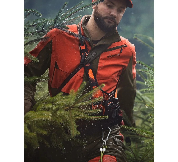 Kurtka Härkila Wildboar Pro - Orange/Willow Green