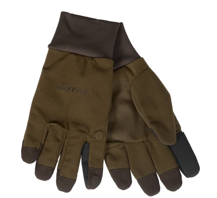 Rękawice Härkila Retrieve HWS - Dark Warm Olive